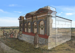 Mausoleo romano de los Atilios (Zaragoza) | IDU Ilustración